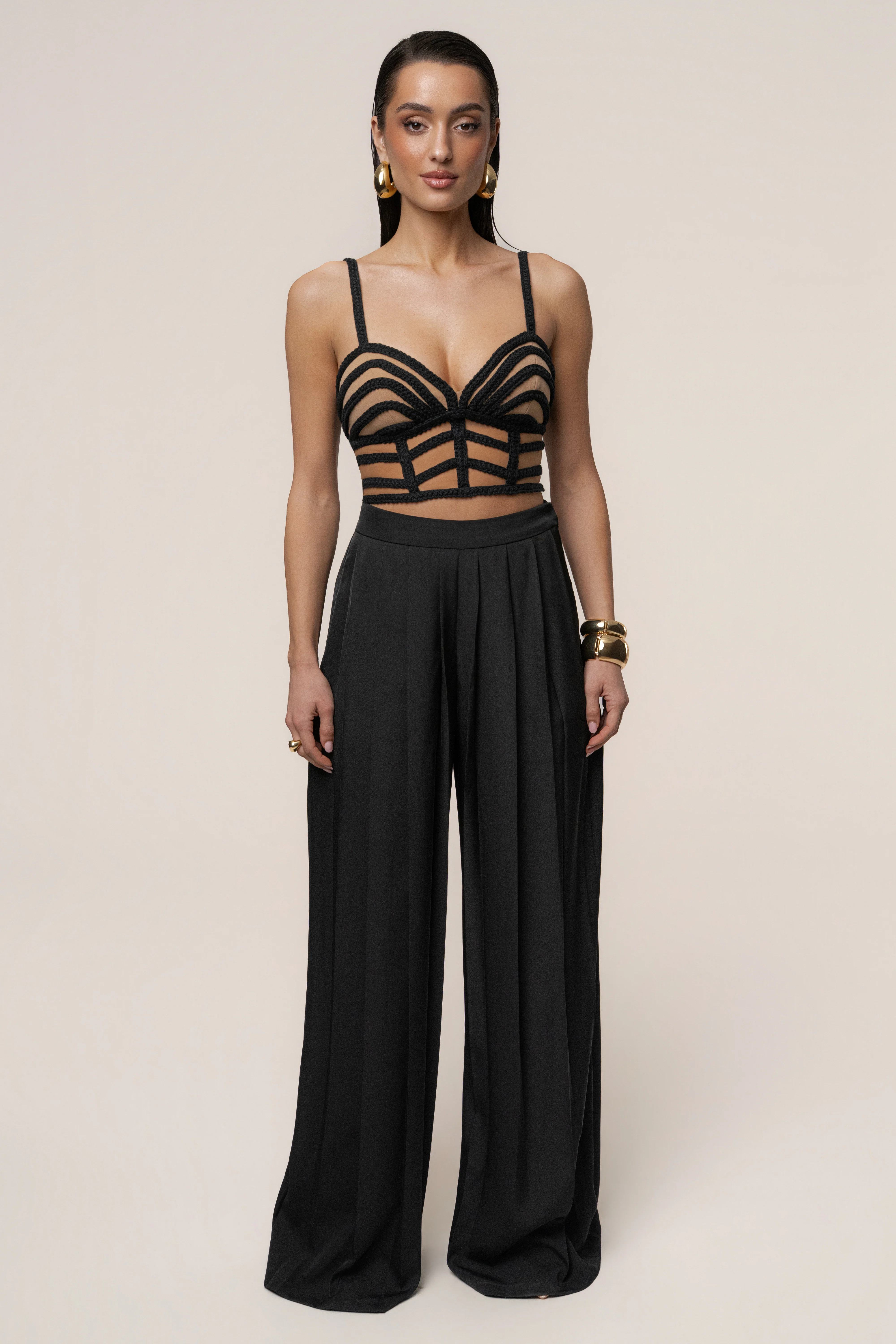 Black Serenity Bay Top