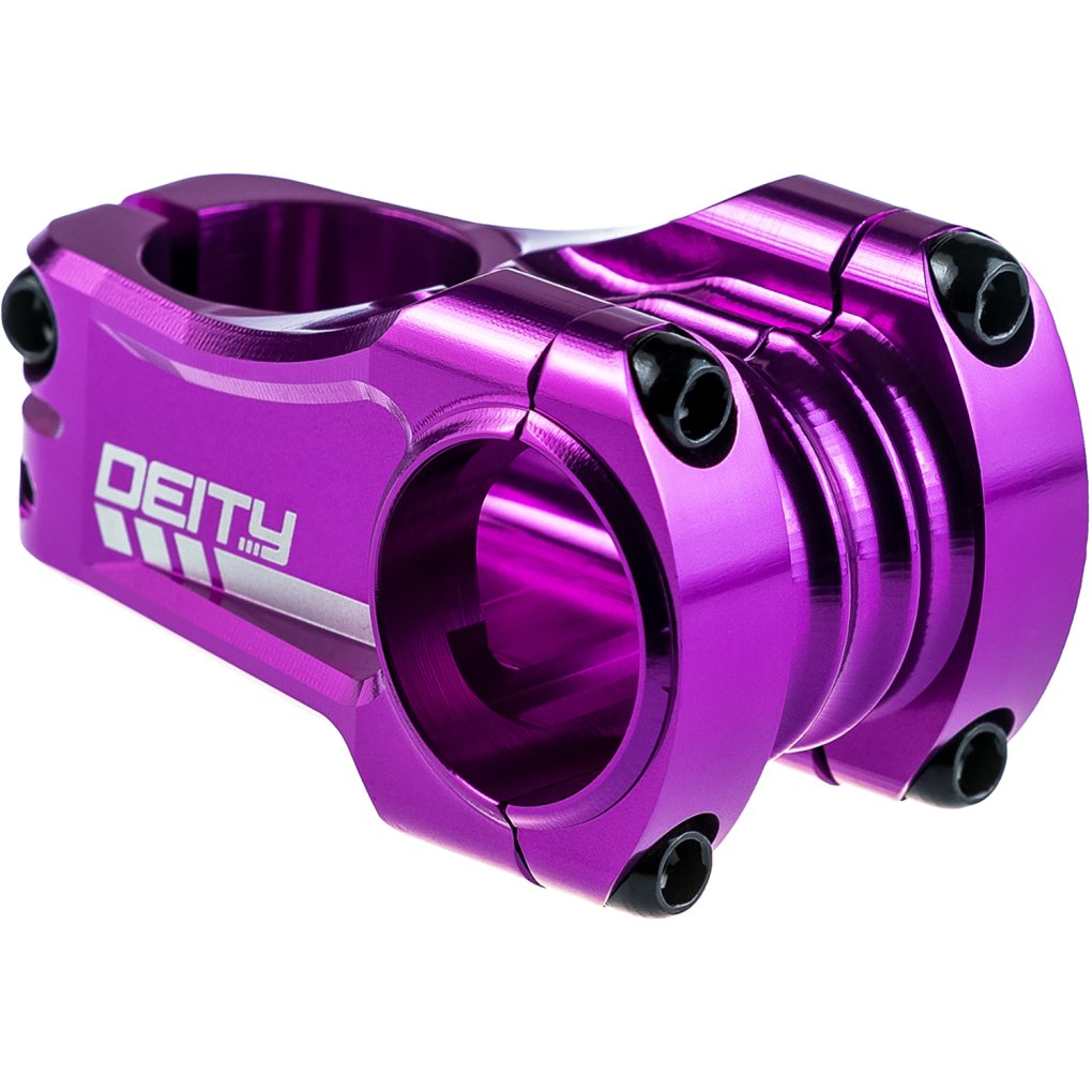 Deity Components Copperhead Stem - 31.8mm - purple