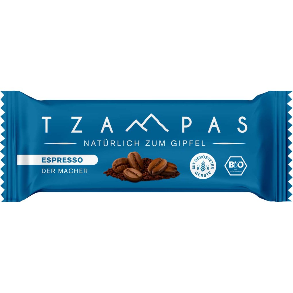 TZAMPAS ORGANIC Espresso - Energy Bar - 16x40g