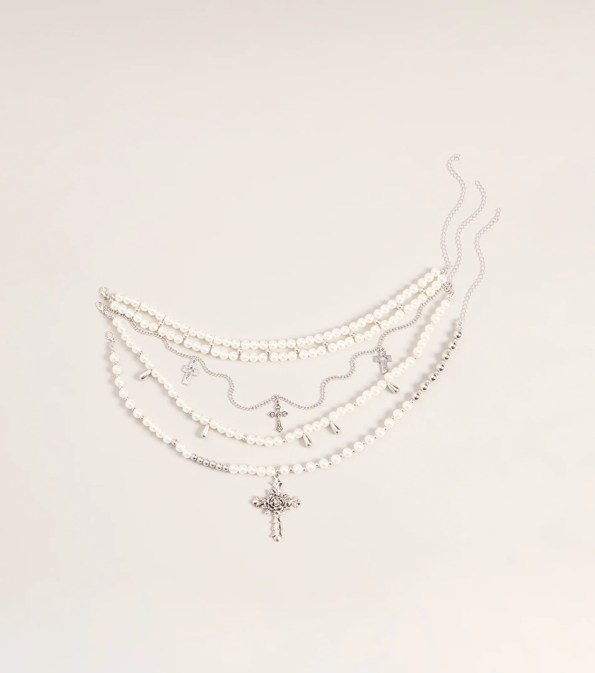 Heirloom Layers Charm Necklace