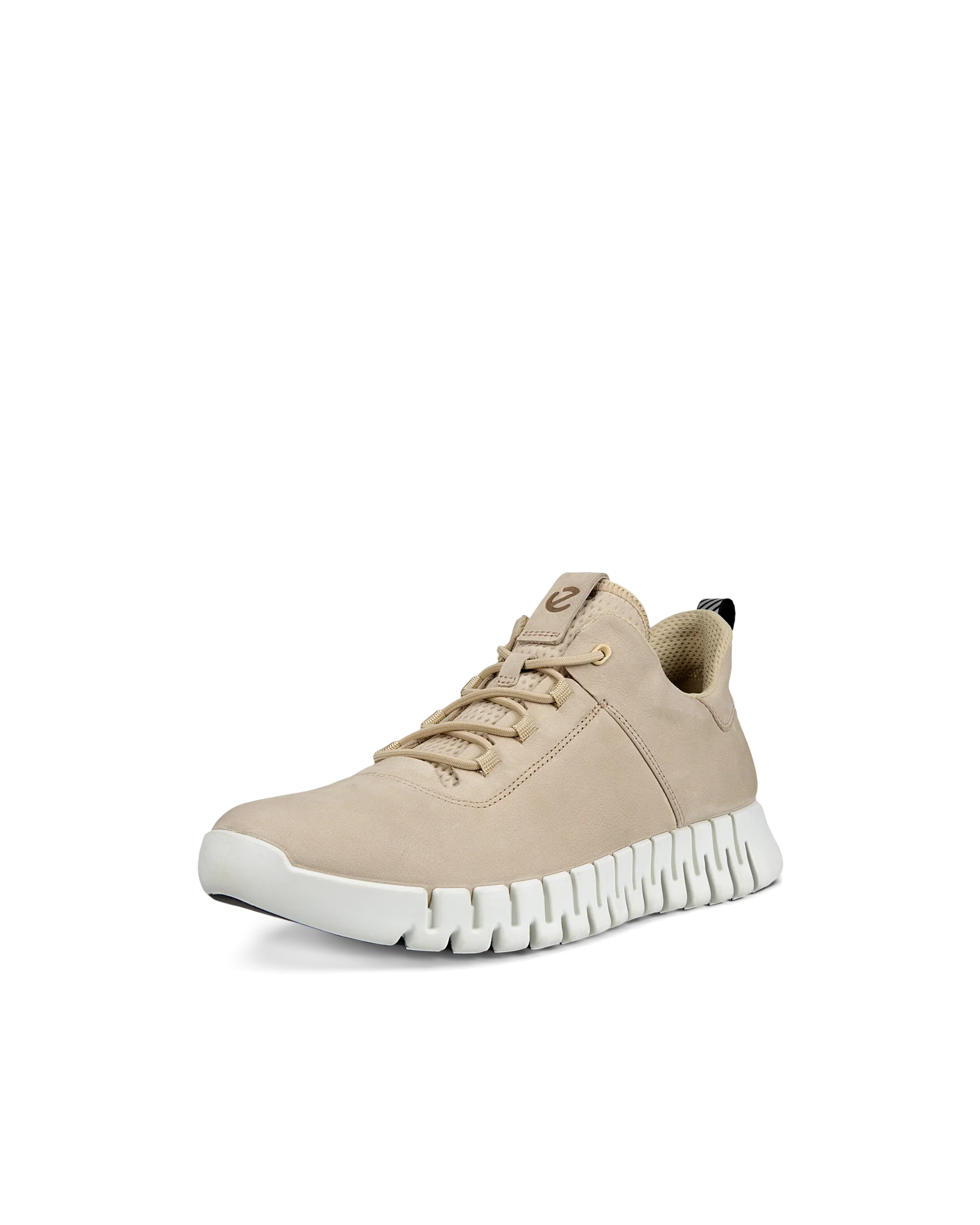 ECCO GRUUV M Herren Sneaker aus Nubukleder Beige