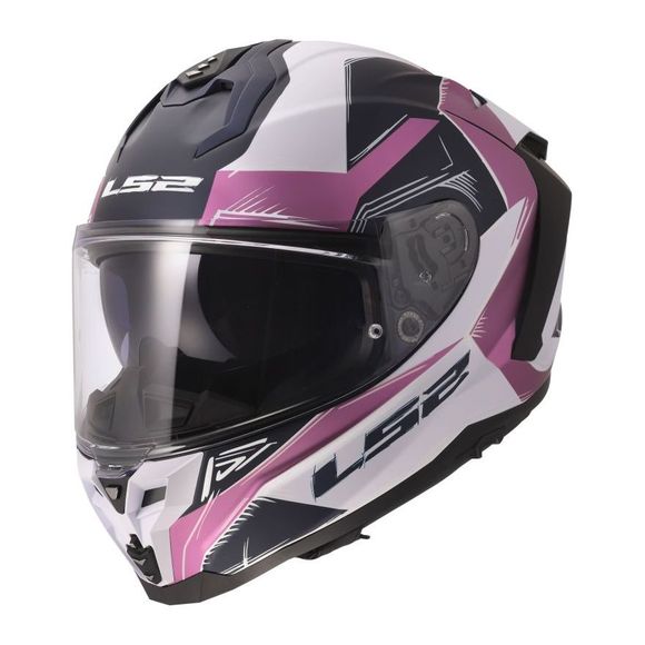 LS2 FF817 CHALLENGER II- FLAMAN Full Face Helmet - Black / PinkRef: LS1259