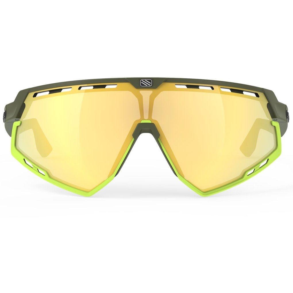 Rudy Project Defender Glasses - Olive Matte/Multilaser Yellow
