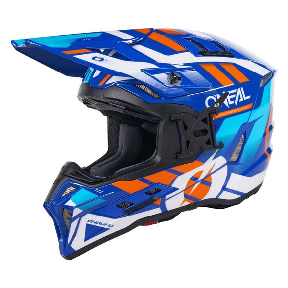 Casque cross O'Neal EX-SRS - DUST 2025 - Bleu / OrangeRef : OL2210