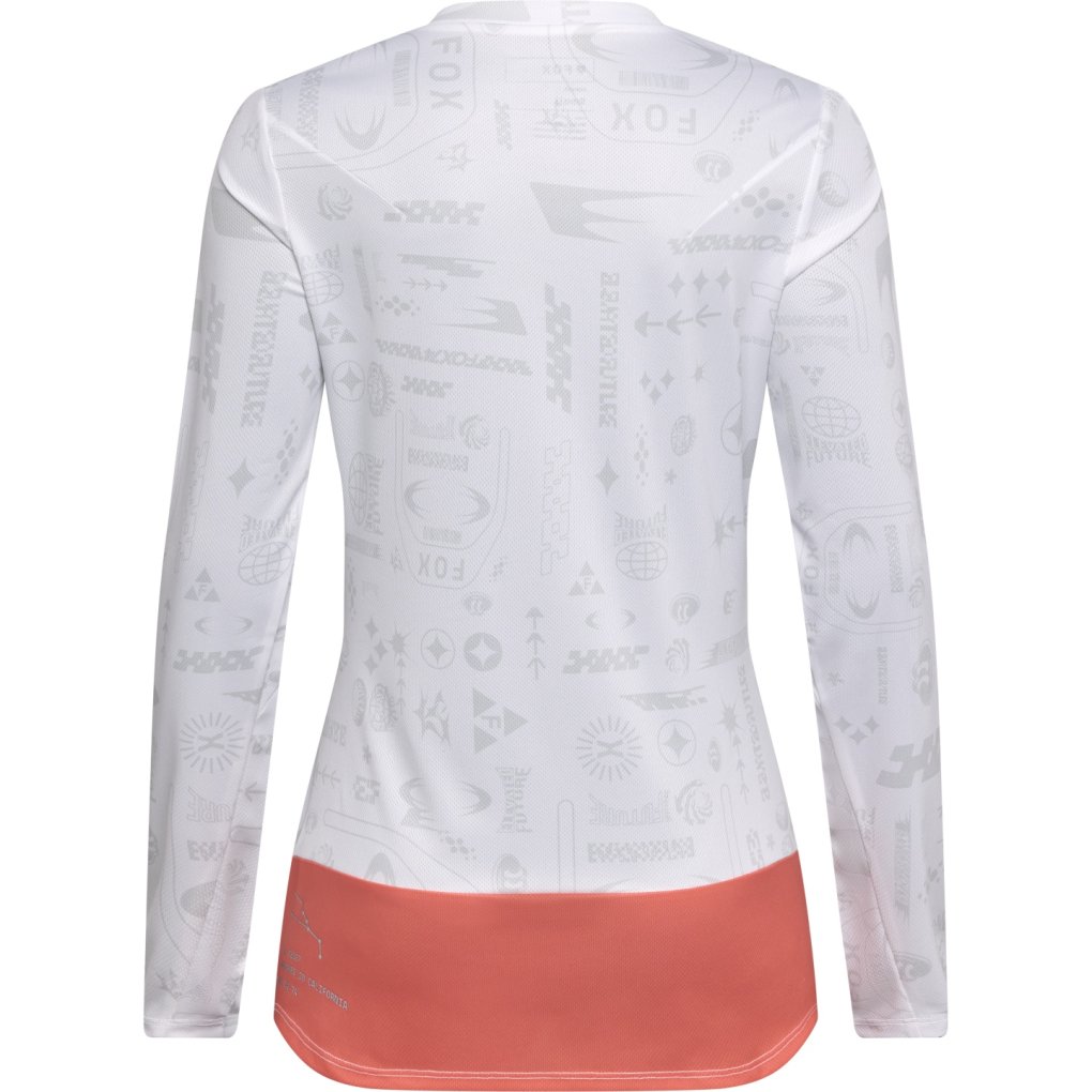 FOX Ranger MTB Long Sleeve Jersey Women - Lunar SE - white