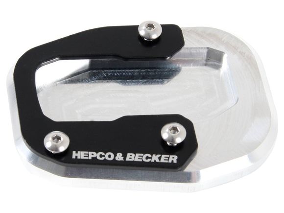 Hepco & Becker side stand extension - black/silverRef: Hbe02614A / 42117615 00 91