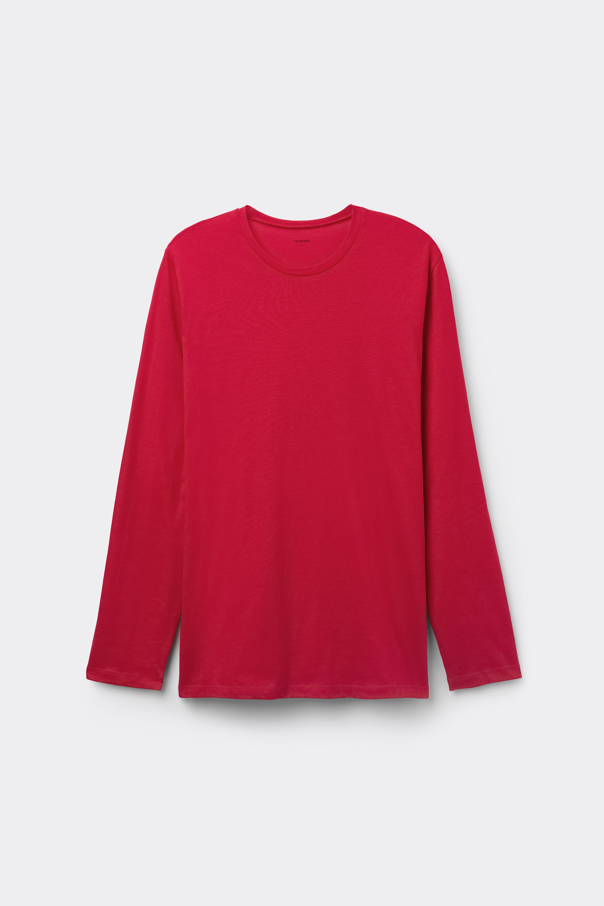 100% Cotton Top with Long Sleeves and Rounded Neck