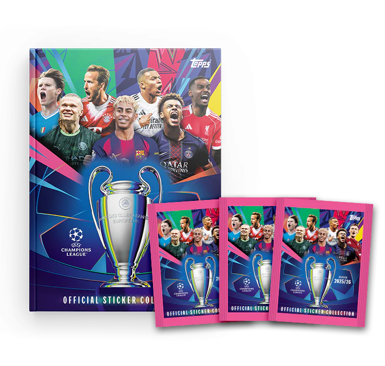 Champions League Stickers 25/26 - Hardcover Album