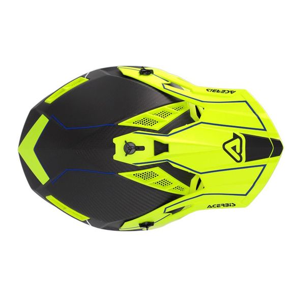Casque cross Acerbis STEEL CARBON ECE 2206 2023 - Noir / JauneRef : AE3609