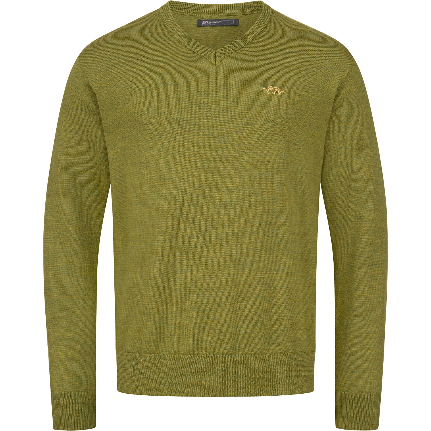 V-Neck Merino Sweater Men (Vivid Green)