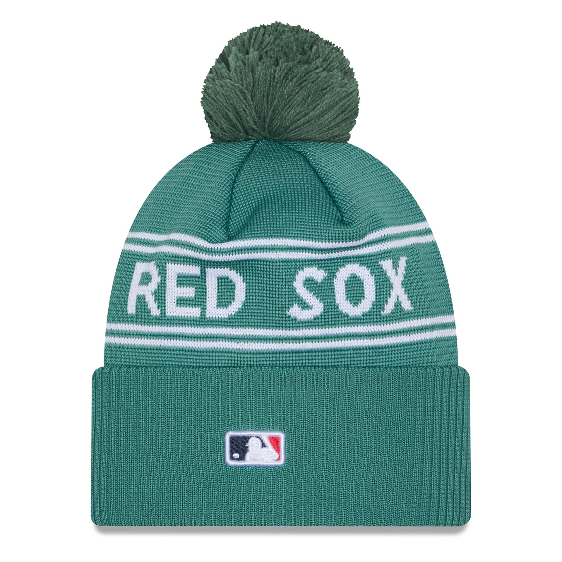 Boston Red Sox Authentic City Connect New Era MLB Knit Hat Green
