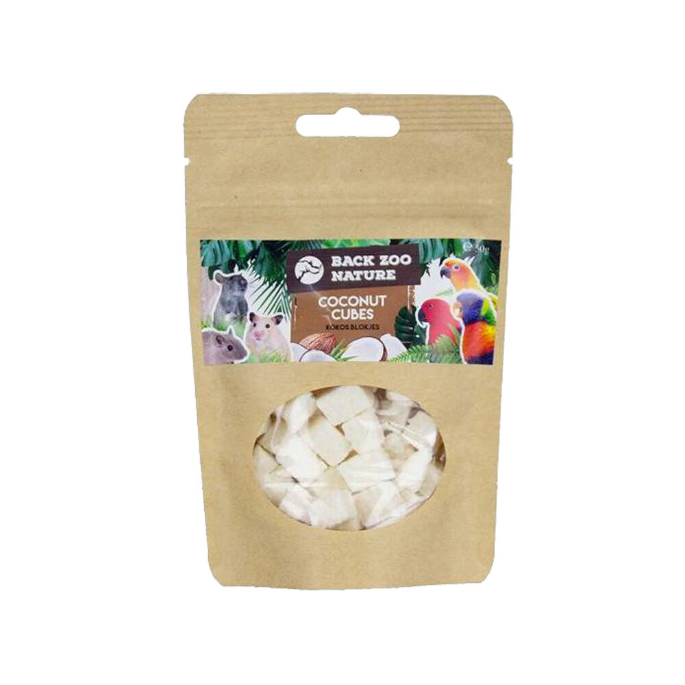 Back Zoo Nature Coconut Cubes - 50 grams