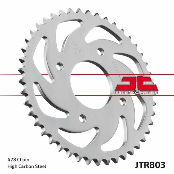 JT. Ultra-Light Steel Anti-mud Hard Anodized Sprocket 803 - 428Ref: Jtc01142A / 1096596001