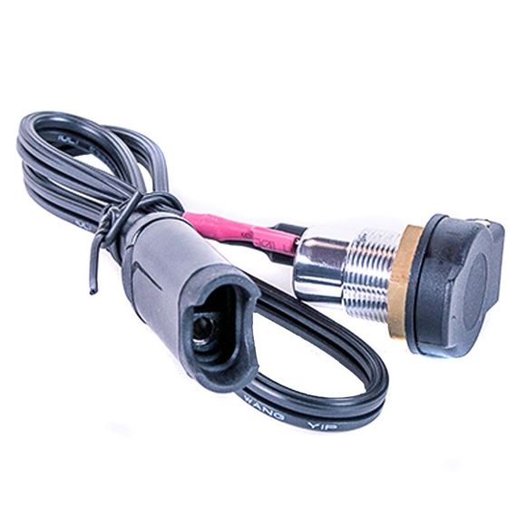Tecmate O-18 battery charger cable FOR WATERPROOF SPRING-LOADED FEMALE DIN SOCKET UniversalRef: tc0014 / sae88