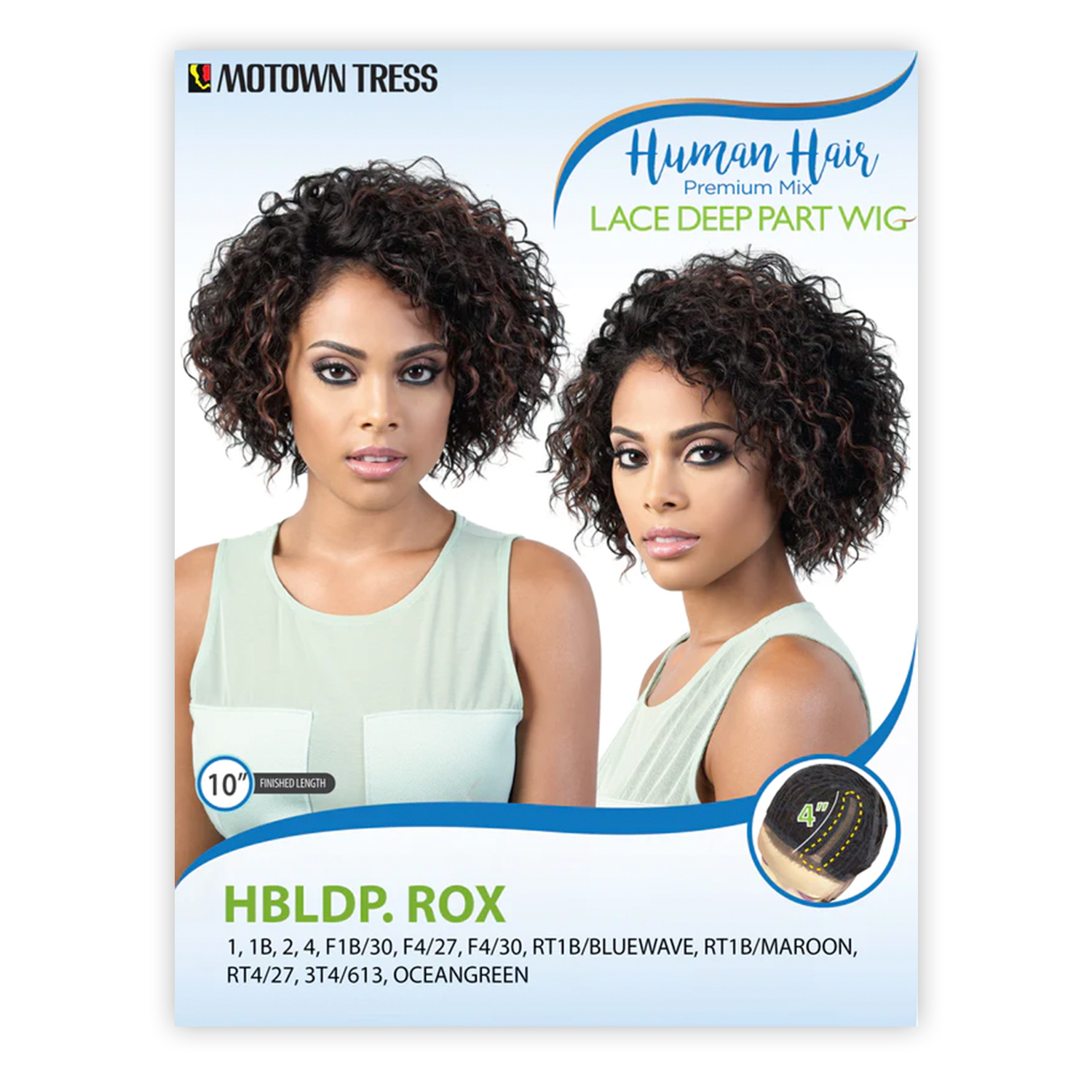 Motown Tress Human Hair Blend Lace Front Wig 4