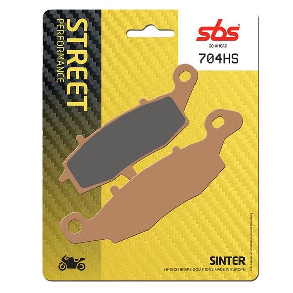SBS 704HS Sinter Sintered Metal front/front right brake pads (depending on model)Ref: 704HS / 704070