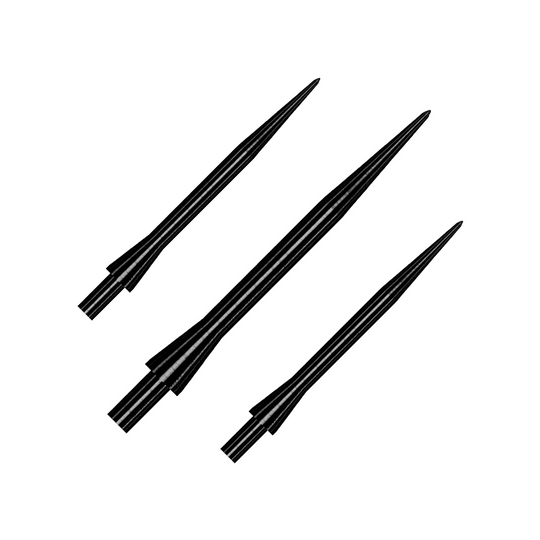 Winmau Velocity Black steel dart tips - 30mm