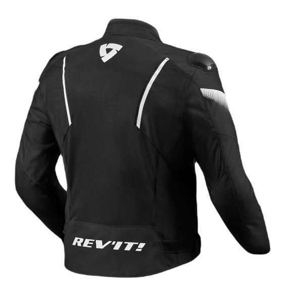 Motorcycle jacket Rev it Control Air H2O - Black / WhiteRef: RI1572