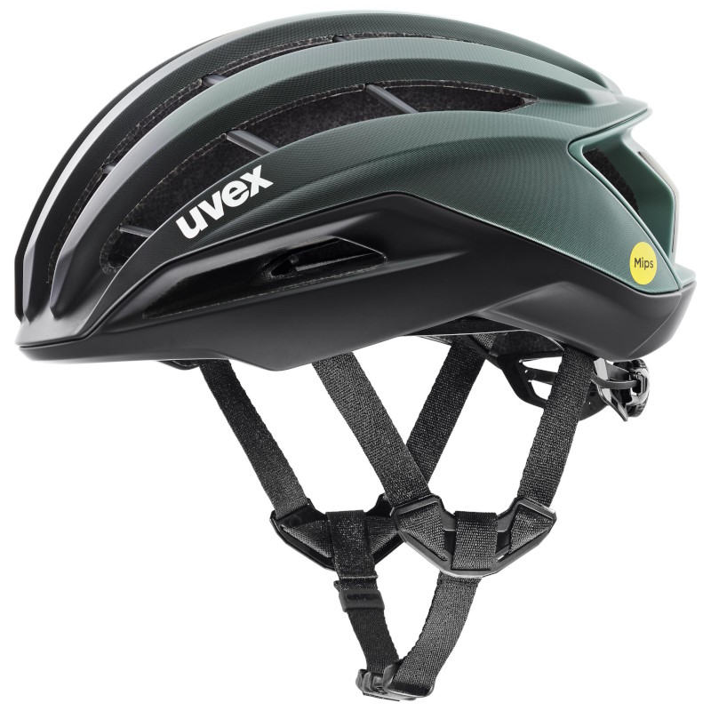 Uvex surge aero MIPS Bike Helmet - black-sage green matt