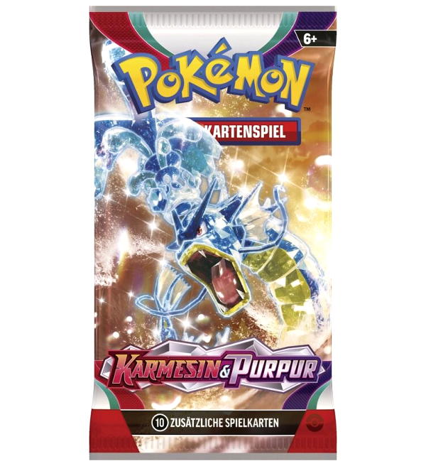 Pokemon Karmesin & Purpur 1 - Booster with 10 Cards