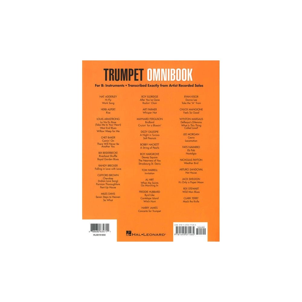 Hal Leonard Trumpet Omnibook – Thomann Ireland