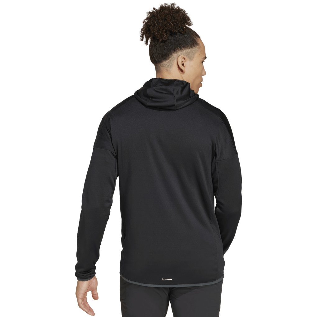 adidas TERREX Xperior CLIMAWARM Light Hooded Fleece Jacket Men - black JE1346
