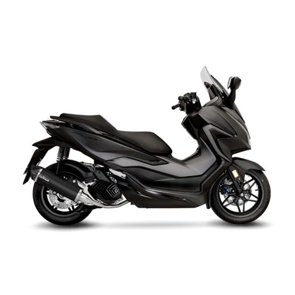 Leo Vince NERO Complete Line Original position - BlackHONDA 125 FORZA 125 - 2021 - 2023Ref: LV1248 / 14076K