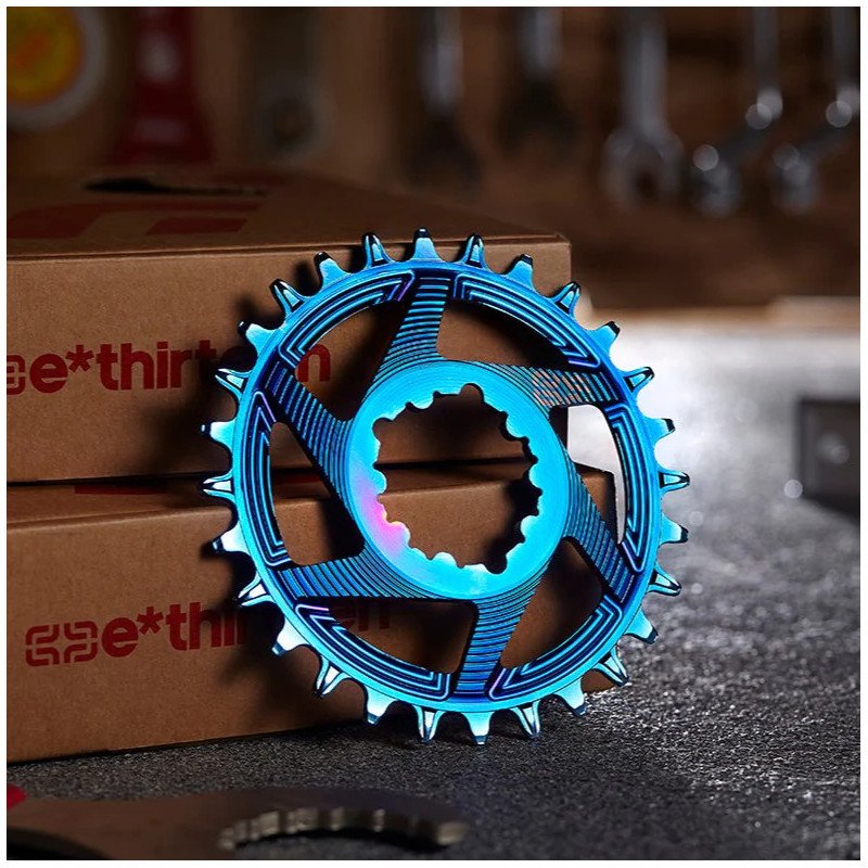 e*thirteen Helix R Direct Mount Chainring | SRAM 11/12-Speed | 3mm Offset - intergalactic