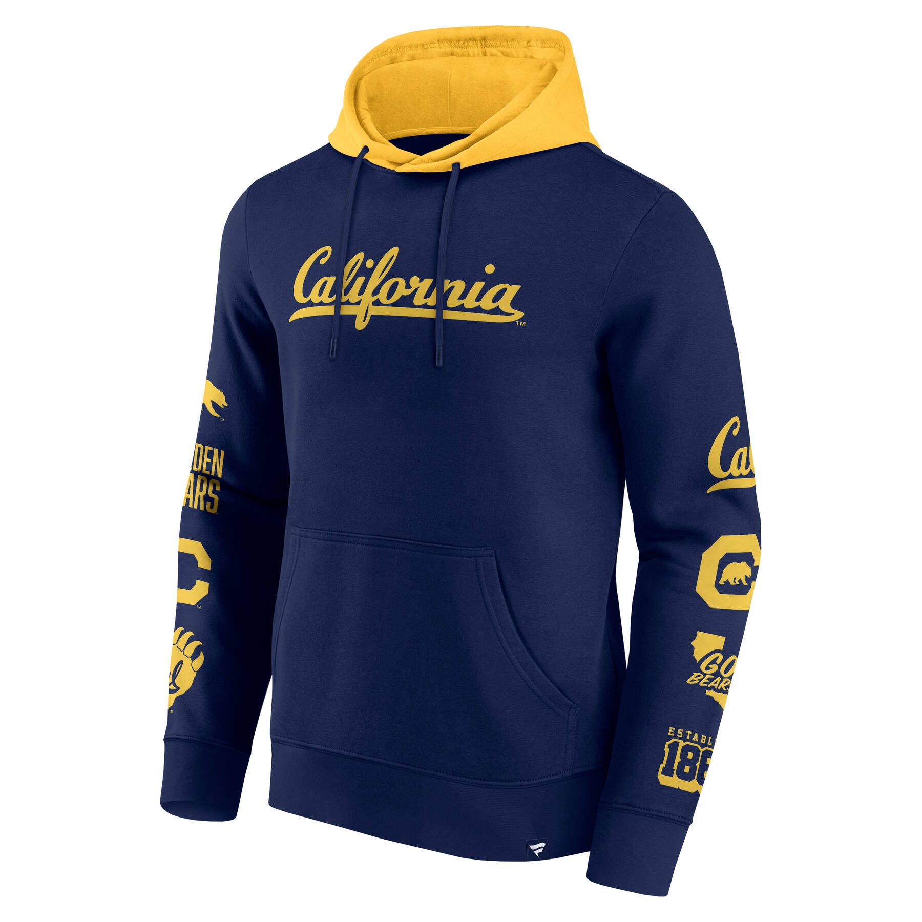 California Golden Bears Colorblock Badge NCAA Hoodie