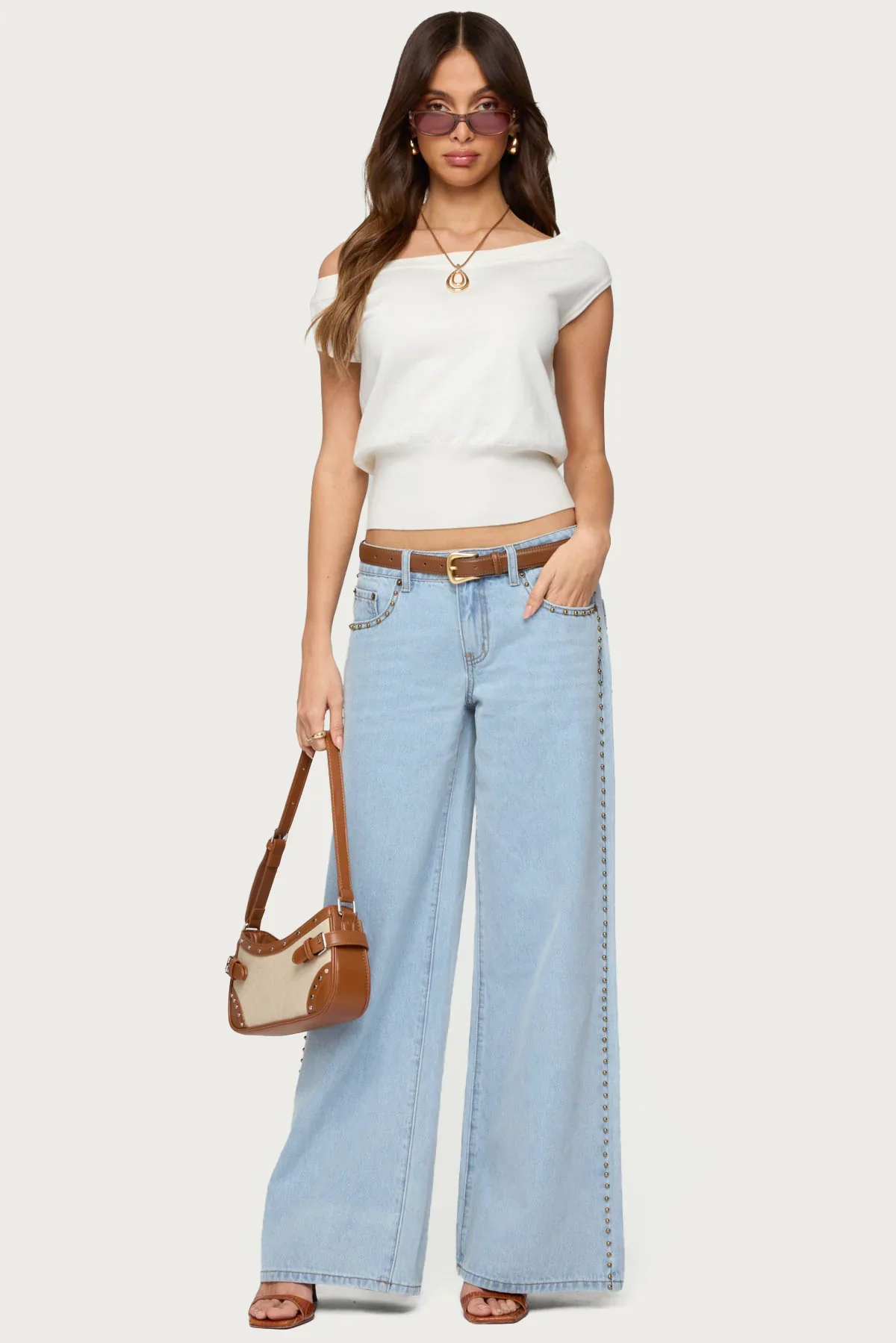 Michaela Off Shoulder Knit Top