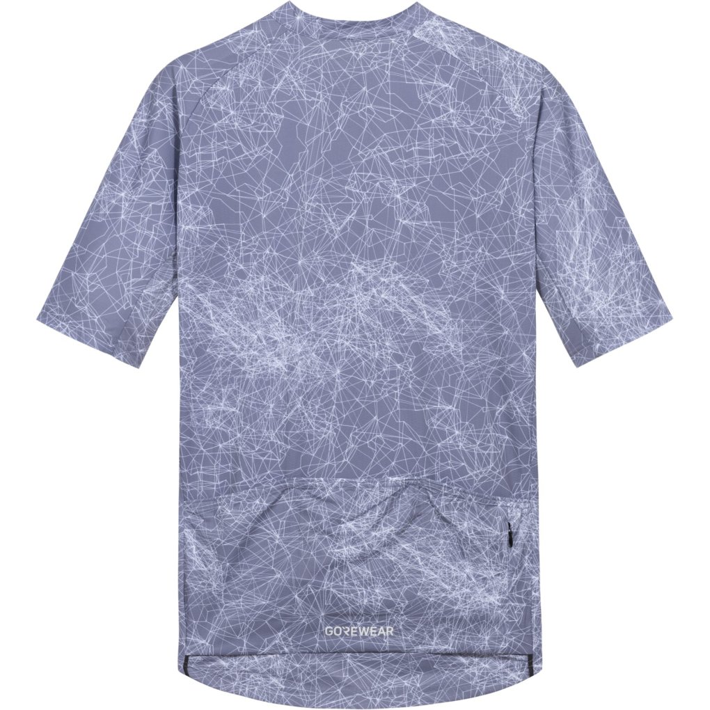 GOREWEAR Spirit Neuro Short Sleeve Jersey Men - amethyst grey / white DF01