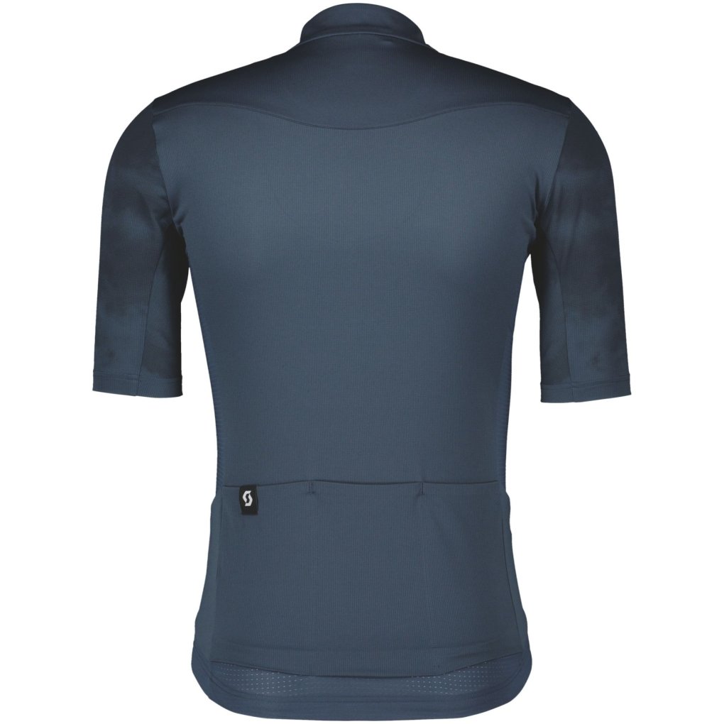 SCOTT Gravel 10 Short Sleeve Shirt Men - metal blue/dark blue