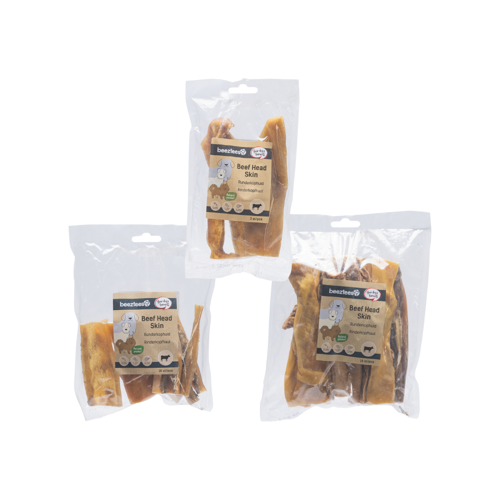Beeztees Cow's Head Skin - 10 x 12cm - 300 g