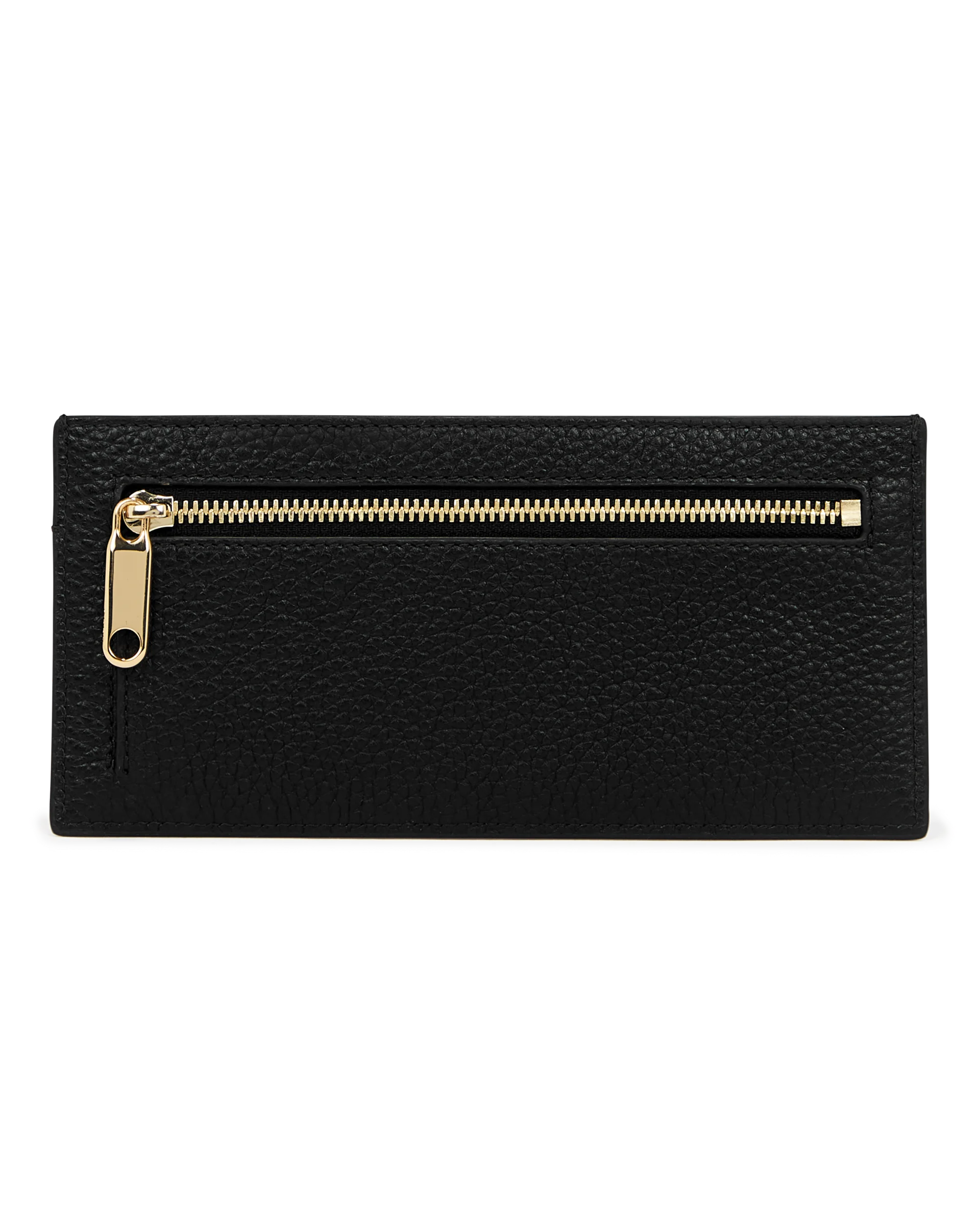 ECCO Wallet Kleine Leder-Geldbörse Schwarz 8,5X17,5X0,5 cm