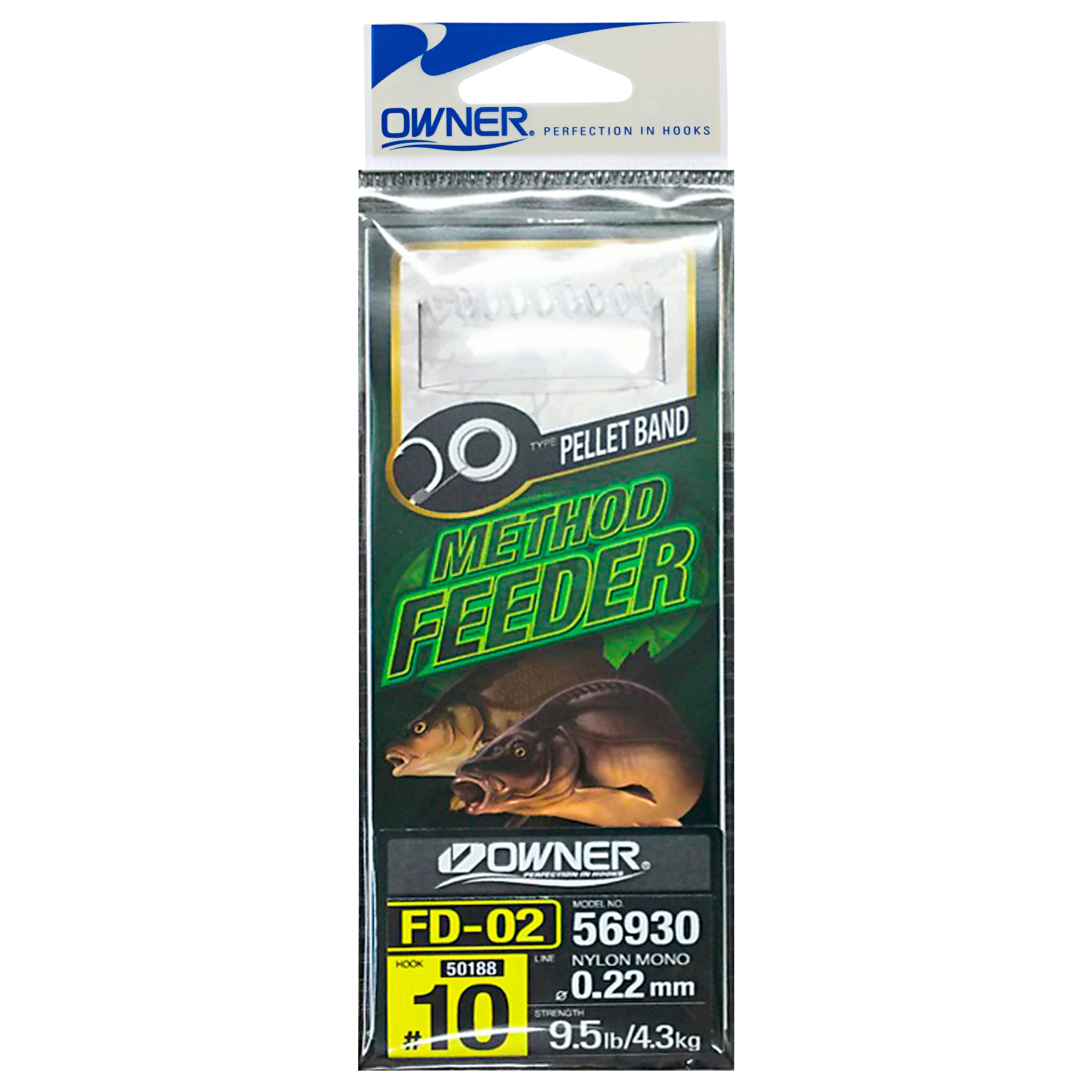 Owner Fishing hook Method Feeder with pelletband