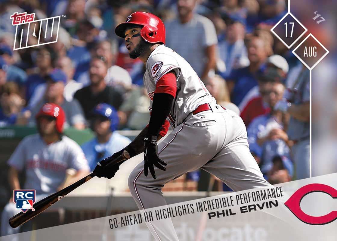 Phil Ervin - 08/17/2017 TOPPS NOW® CARD 492 - Print Run: 428