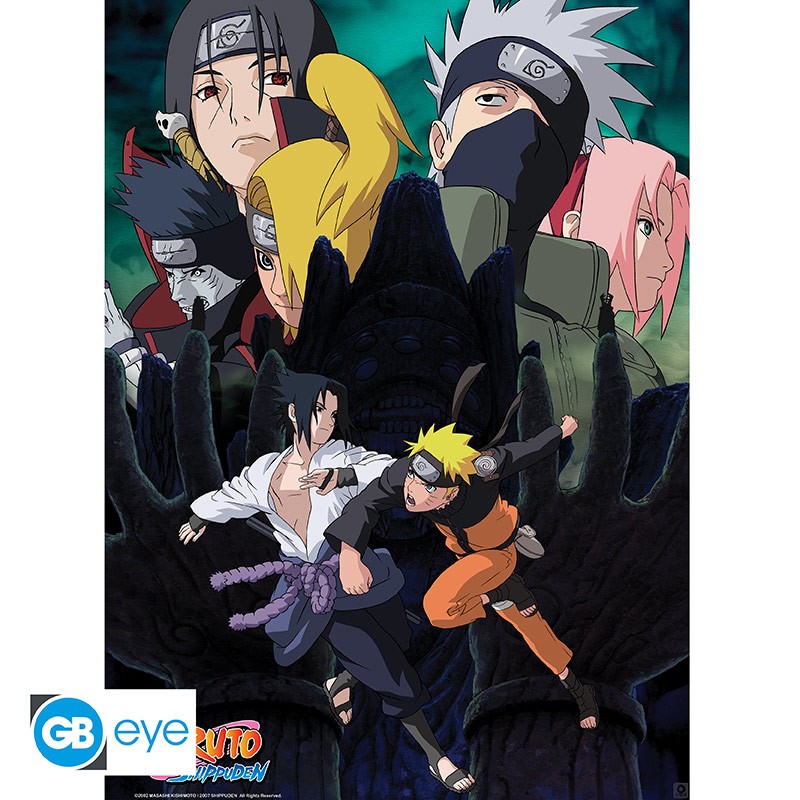 NARUTO SHIPPUDEN Set 2 Chibi Posters Ninjas (52x38cm)