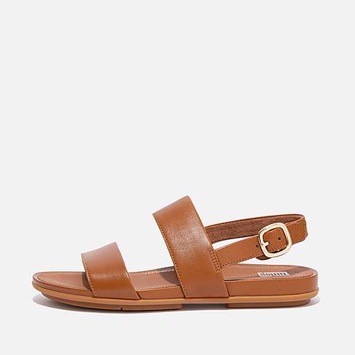 Leather Back-Strap Sandals