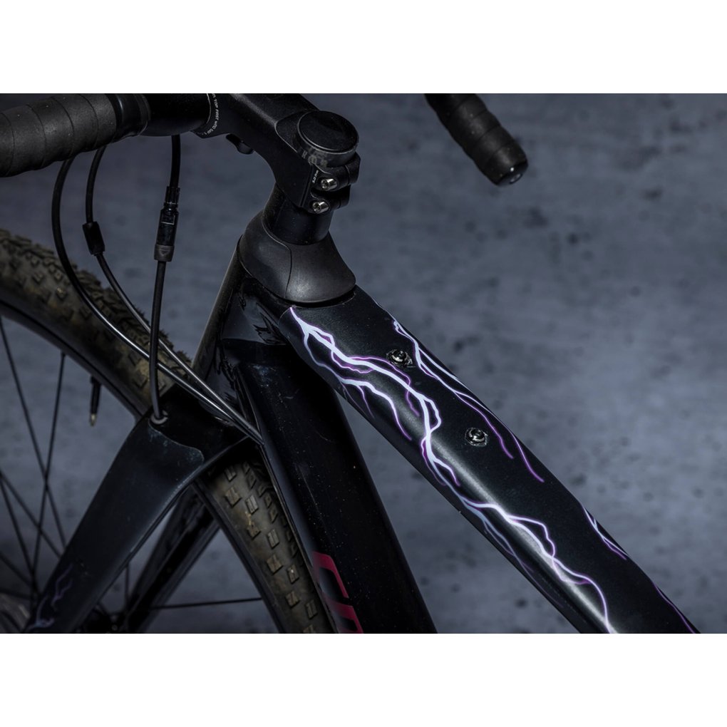 DYEDBRO Lightning Gravel Frame Protection Kit - pink matte