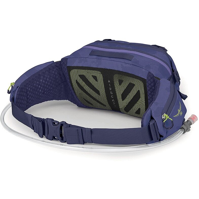 Osprey Seral 7 Bike Hydration Lumbar Pack + 1.5L Hydration Bladder - Botswana Purple Dust Print