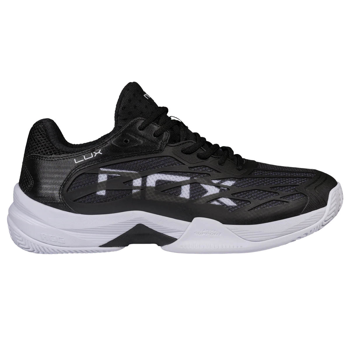 AT10 LUX Black/White Padel Shoes