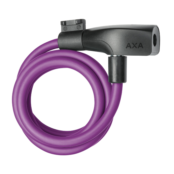 AXA Resolute 8-120 120cm Cable Lock - purple