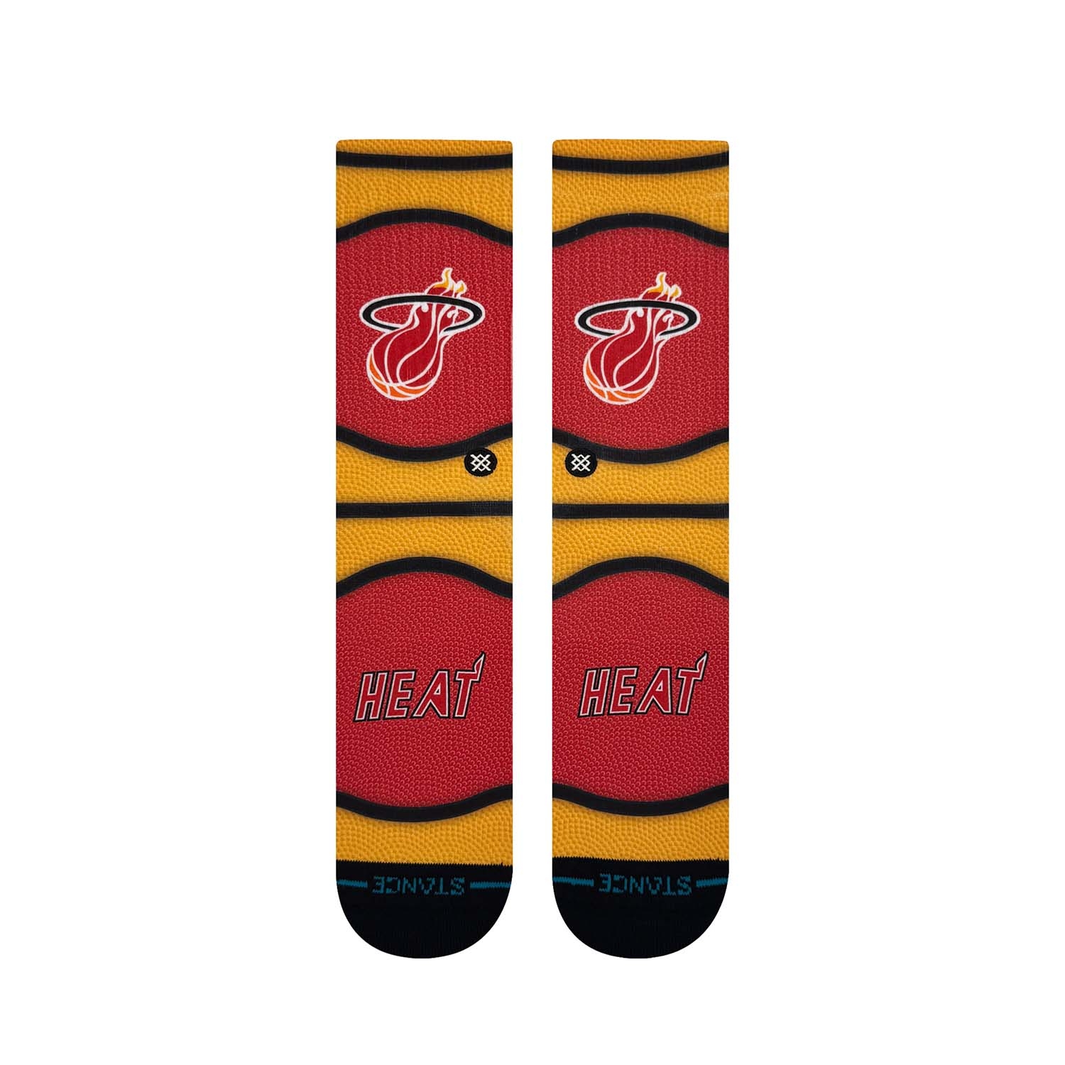 Miami Heat Classic Mini Ball Stance Crew Socks