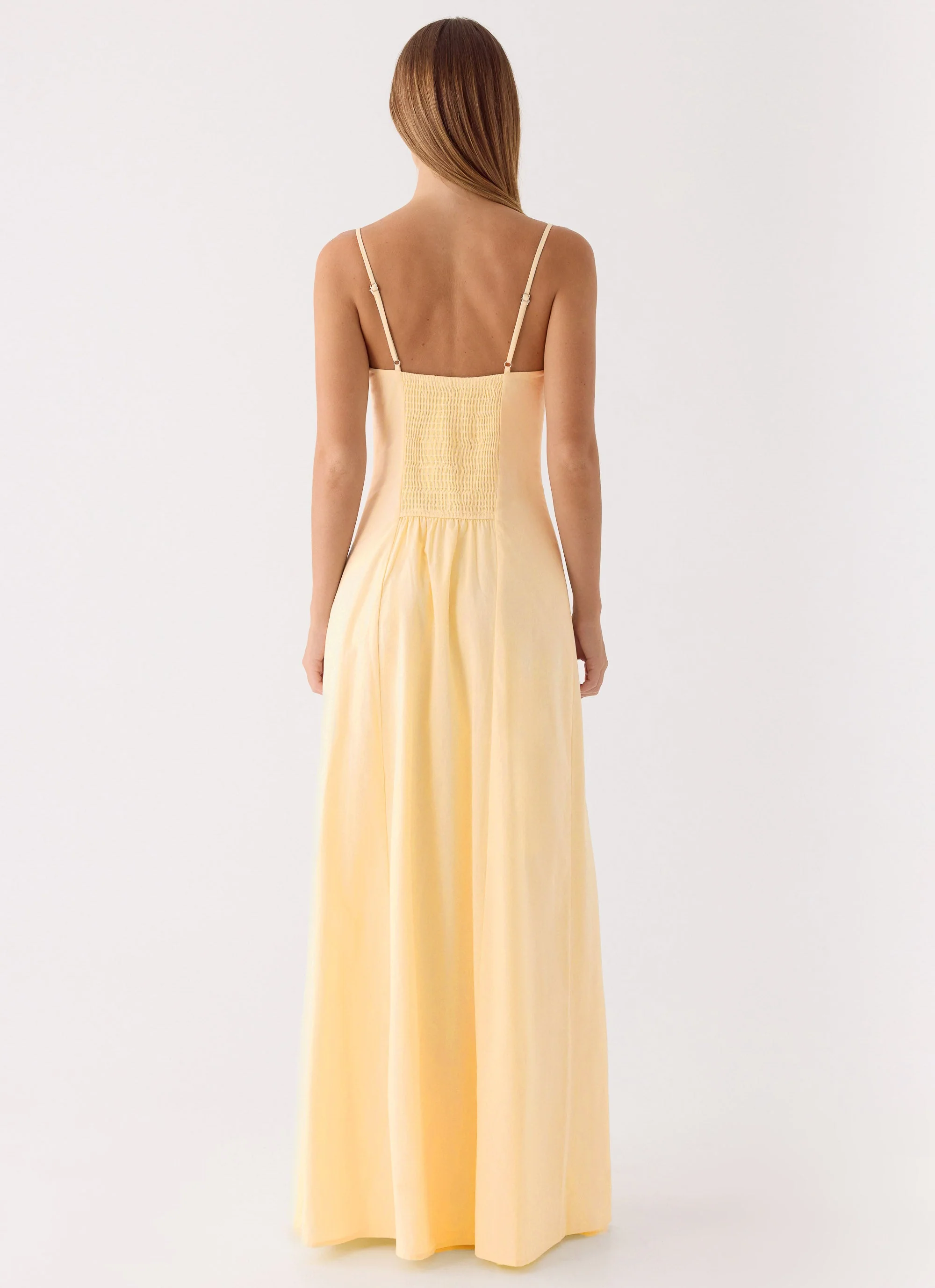 Samah Maxi Dress - Lemon