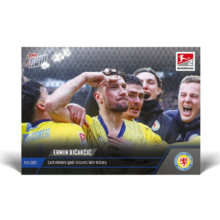 Topps UK - Ermin Bičakčić - Last minute goal secures late victory - Bundesliga TOPPS NOW® Card #65