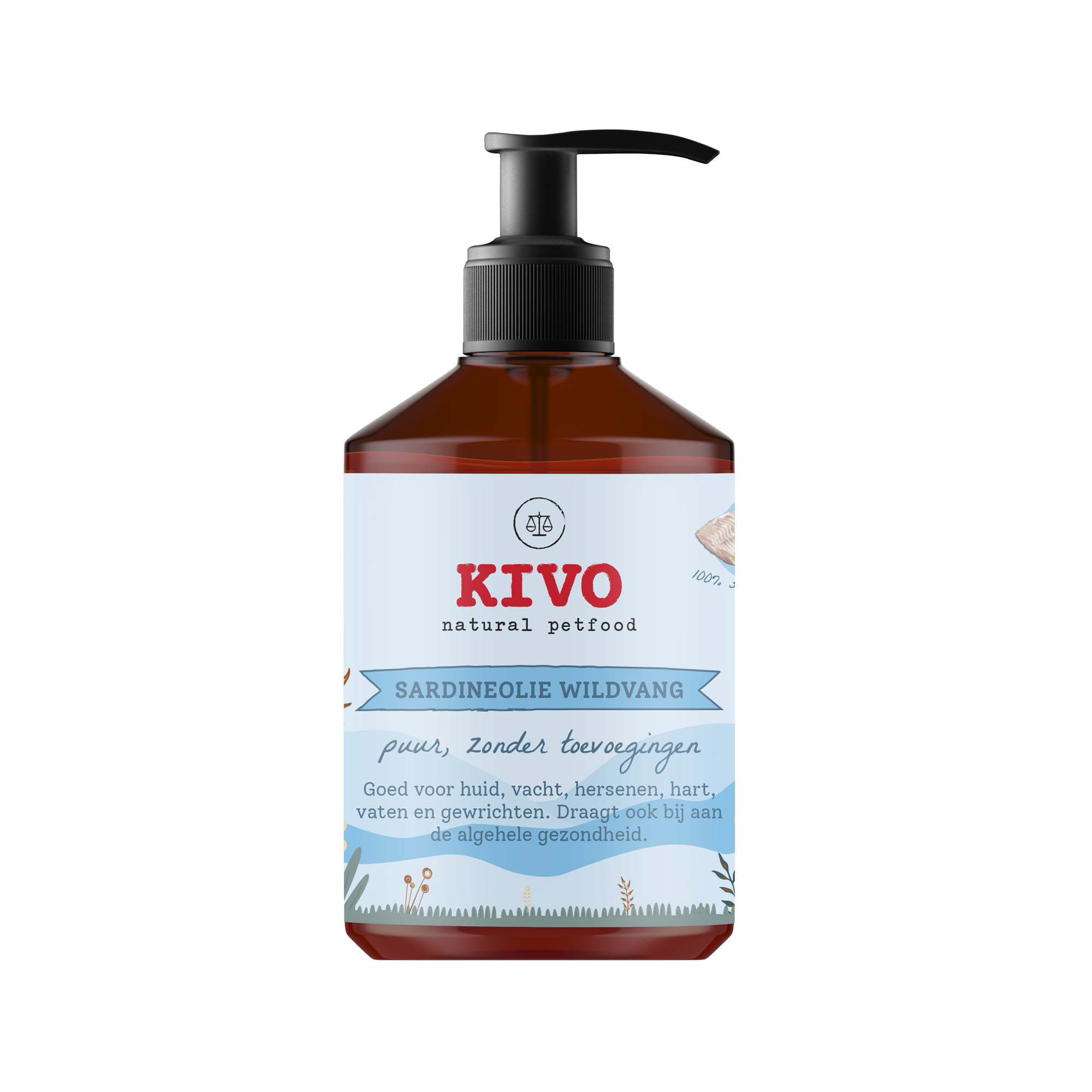 Kivo Petfood Sardine Oil Wild Catch - 500 ml