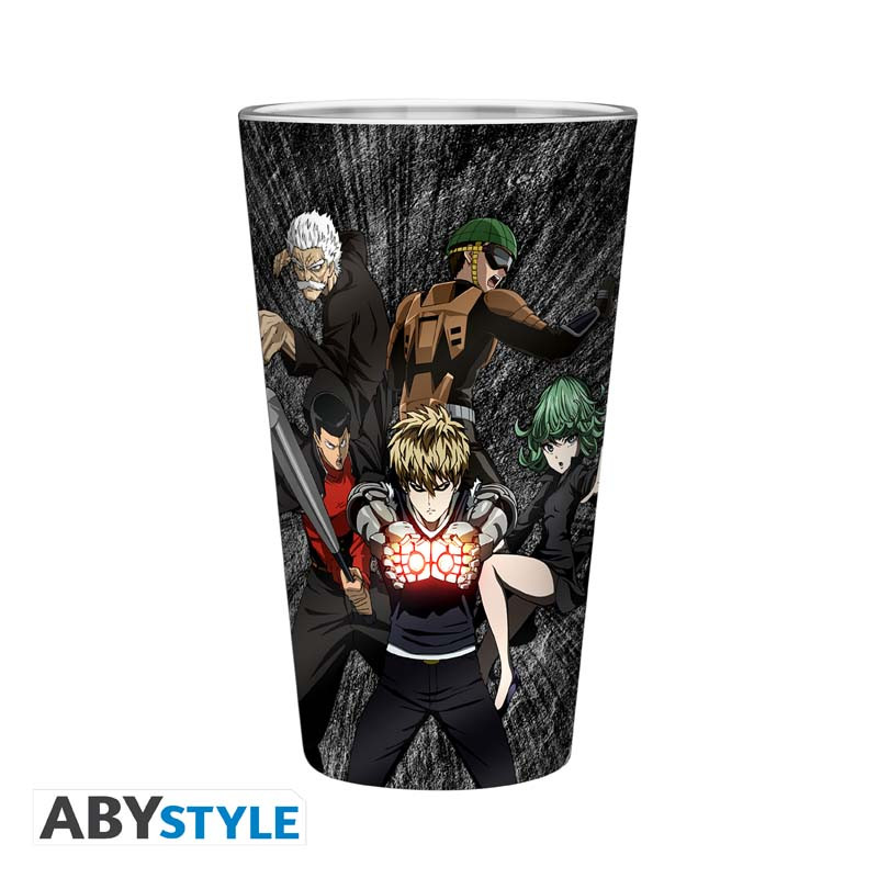 ONE PUNCH MAN Large Glass 400ml One against all