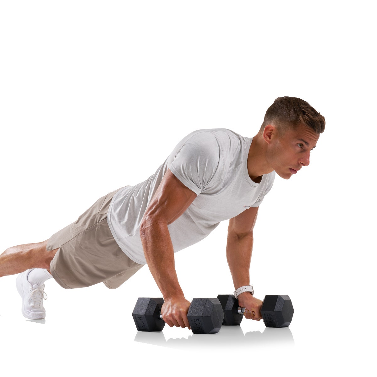 Hexagon compact dumbbells 1 - 30 kg