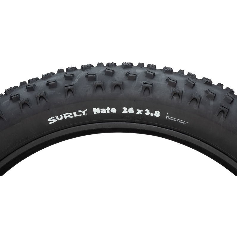 Surly Nate Fatbike Tubeless Ready Folding Tire - 120 TPI - 26x3.8 Inches