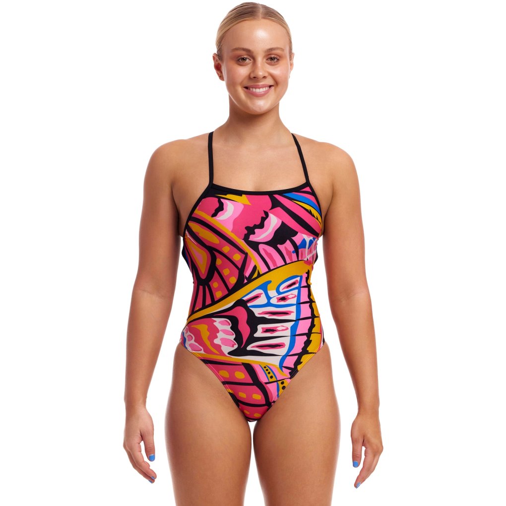 Funkita Strapped In Eco One Piece Swimsuit Women - Lover Flies